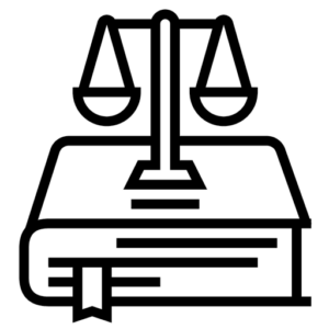 Scale on top of a book.
